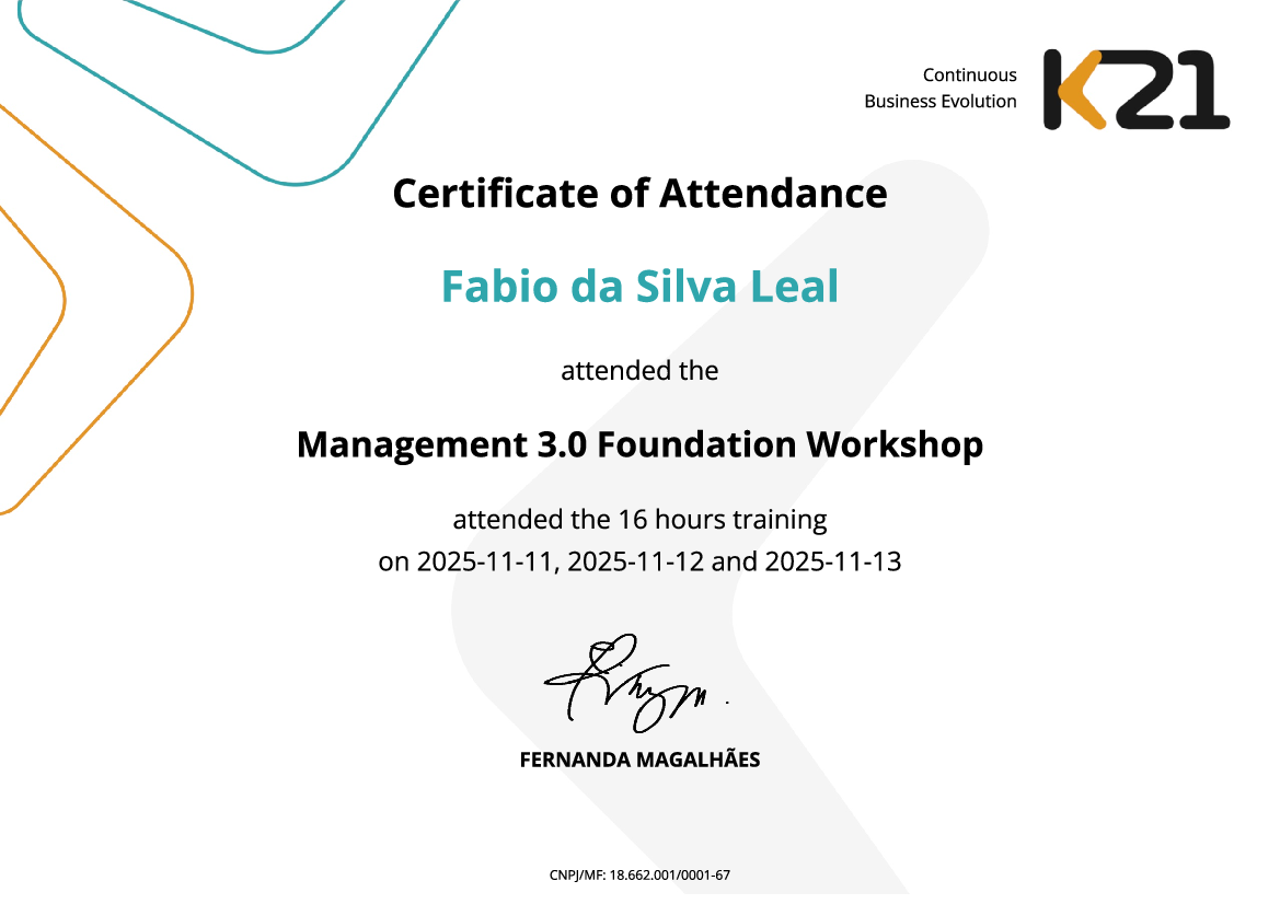 Certificado K21